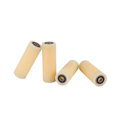 Image de Lot de 4 rouleaux en nylon polyamide 35 mm diamètre et 100 large Roulement 8 Usinés avec précision dans l&#039;UE (35 8).
