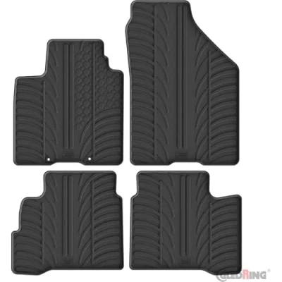 Image de Gledring Set Tapis de Caoutchouc Compatible avec Suzuki Swift VI 5 Portes 2024 (T Profil 4 pièces)