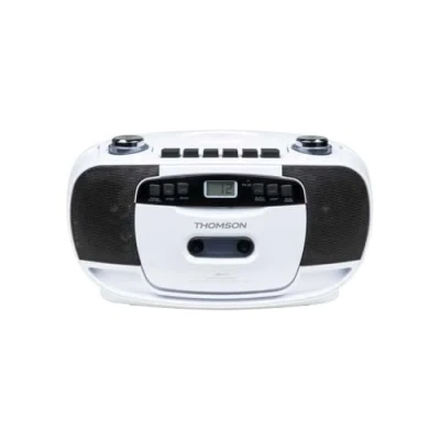 Image de Lecteur radio cassette et CD portable THOMSON RK201CD Blanc Neuf