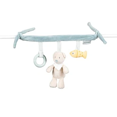 Image de Nattou Peluche en Polyester, l&#039;ours Jules, Compagnon de Route dès la Naissance, env. 32 cm, Roméo, Jules et Sally, Beige