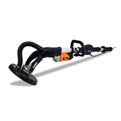 Image de FEIDER Ponceuse Girafe 710 W, Système D&#039;Aspiration Intégrée, Tête Pivotante, 7 Vitesses 1000 2200 tr/min, Plateau Auto Agrippant 225 mm, Tube Télescopique 110 180 cm, Poignée En D FPG710 SH