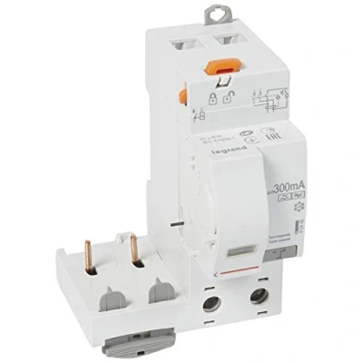 Image de Bloc différentiel adaptable DX3 2P 230V 40A typeF 300mA pour disj 1 module/pôle