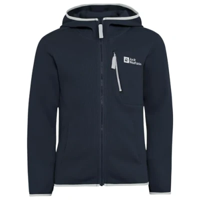 Image de Jack Wolfskin Actamic GRID Midlayer Veste de running pour enfants, Taille: 7 8a, Night blue