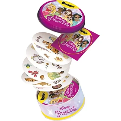 Image de Asmodee Dobble Disney Princess Jeu de Cartes à partir 4 Ans 2 5 Joueurs Temps 10 Minutes