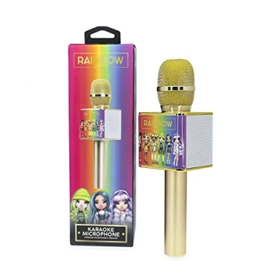 Image de OTL Technologies RH0929 4 in 1 Rainbow High Wireless Karaoke Microphone