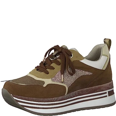 Image de MARCO TOZZI Femme 2 23727 41 Basket, Cognac Comb, 38 EU