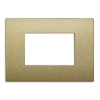 Image de VIMAR 19653.78 Plaque Classic, 3 modules, Or