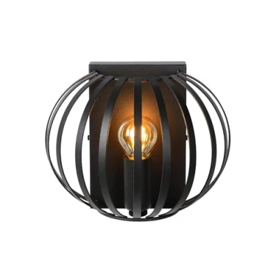 Image de Lucide Manuela Wall Light 1 x E14 Black