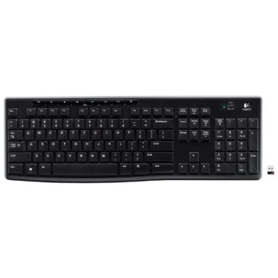 Image de Clavier Logitech K270 Sans fil 2.4 GHz Noir Récepteur Unifying