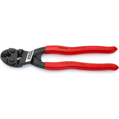 Image de Knipex CoBolt® Coupe boulons compact noire atramentisée, gainées en plastique 200 mm 71 41