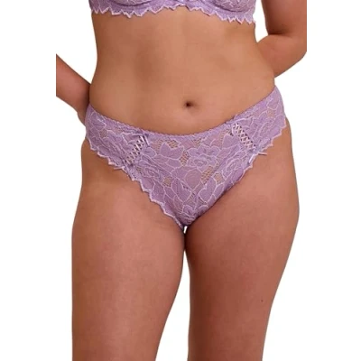 Image de SANS COMPLEXE Slip Dentelle Arum Violet