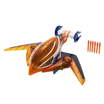 Image de Masters of the Univer Les Maîtres de l&#039;Univers Véhicule Talon Fighter (43 cm) Musclor avec train d’atterrissage et lance projectiles, à collectionner, Jouet Enfant, Dès 4 ans, HGW38