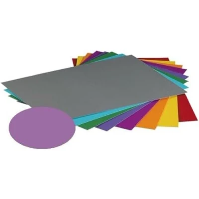 Image de folia 6328 papier de couleur 130 g/m², à dessin en lilas, format A3, 50 feuilles comme base pour nombreux travaux manuels
