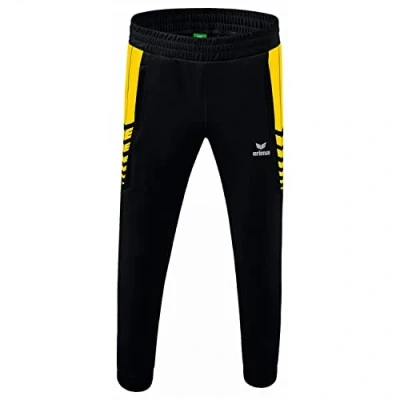 Image de Erima Mixte enfant Six Funktionelle Wings, Noir/Jaune, 116 EU