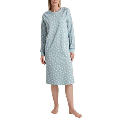 Image de CALIDA Midnight Love Chemise de Nuit, Bleu Ciel, 40 42 Femmes