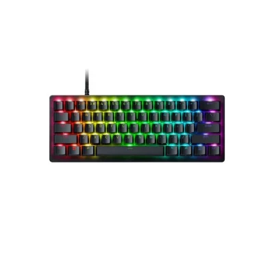 Image de Razer Huntsman V3 Pro Mini (Switches Analog) Clavier Gamer Optique 60% Snap Tap &amp; Déclenchement Rapide (Mode Frappe, Switches Analogiques réglables de 0,1 à 4,0mm) AZERTY Noir