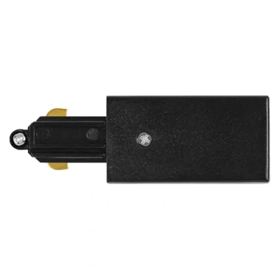Image de LEDVANCE Connecteur conducteur principal TRACKLIGHT, noir, dirige l&#039;alimentation de la prise courant vers le système rail, design moderne type loft