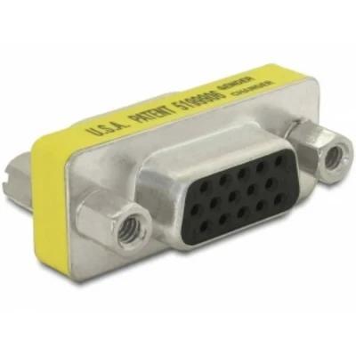 Image de DeLOCK Adapter Gender Changer VGA female Sub D 15 Jaune Neuf