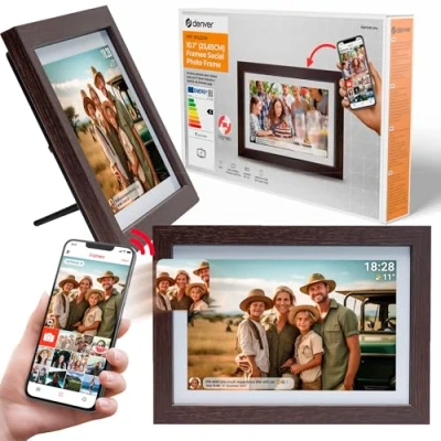 Image de Cadre photo numérique Denver Electronics Frameo Wi Fi 10,1&quot;