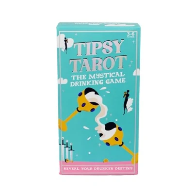 Image de Gift Republic Jeu de Tarot Tipsy GR490130, Bleu, Taille Unique