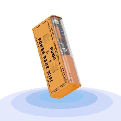 Image de KuWFi Routeur 4G SIM (MC8 PLUS), box LTE 150Mbps, Pocket WiFi Portable, Mobile Modem Débit, Hotspot 4G, Partage jusqu&#039;à 10 appareils, Batterie Rechargeable 8000mAh