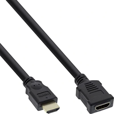 Image de InLine High Speed Câble de rallonge HDMI (M) pour (F) 2 m noir