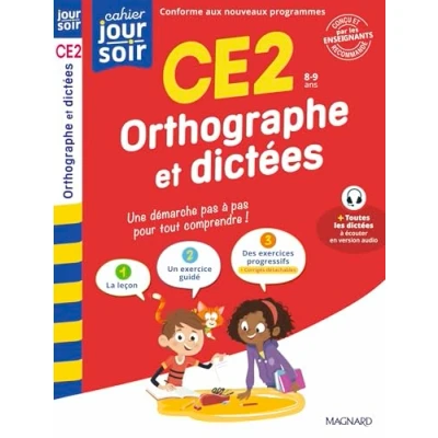 Image de Orthographe et dictées CE2 Cahier Jour Soir Conçu recommandé par les enseignants (Broché)