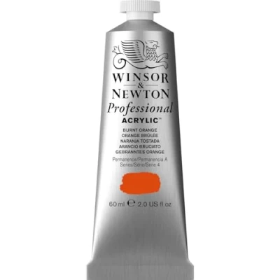 Image de Winsor &amp; Newton Professional Acrylique Tube 60ml 549 Orange Brûlé Quinacridone
