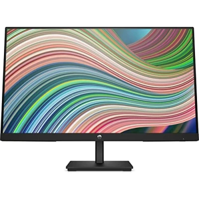 Image de HP V24ie G5 Moniteur Full HD 24 pouces (1920 x 1080, 75 Hz, 5 ms, IPS, 16:9), AMD FreeSync, faible luminosité bleue, HDMI, VGA, DisplayPort, Joypad OSD, antireflet, inclinaison réglable, noir