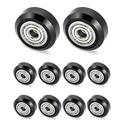 Image de QWORK 10PCS 3D Imprimante Modèles Poulie, Roue de POM Roulement Linéaire 625zz, Pour Creality Ender 3, 5, CR 10 et S Series