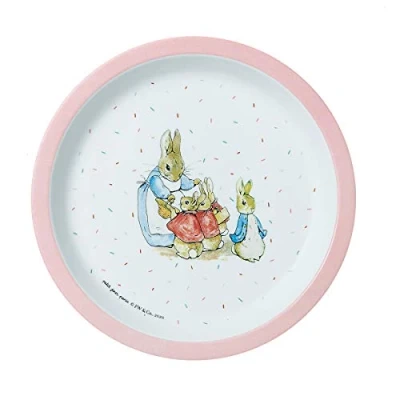 Image de Petit Jour Paris Assiette Bébé Pierre Lapin des Proportions Idéales!, Multicolore, 1 Unité