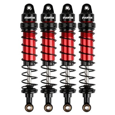 Image de INJORA RC Amortisseur Set 4pcs Shock Absorbers Damper pour 1/10 Crawler Axial SCX10 90046 AXI231017 Traxxas TRX 4 D90 (100mm)