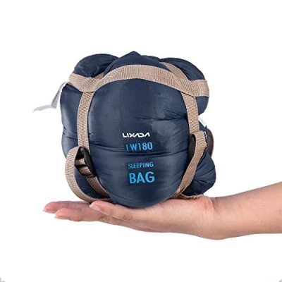Image de Lixada Sac de Couchage Camping Voyage Randonnée Multifonction Ultra Léger Enveloppe Extérieure avec Compression