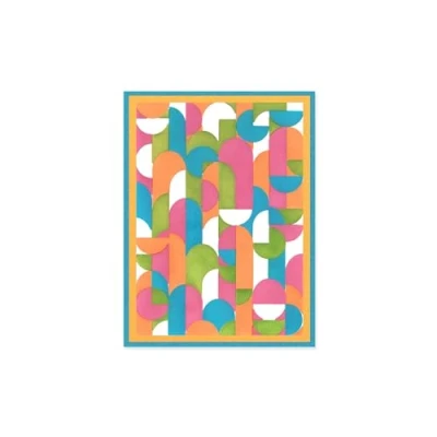 Image de Sizzix Stacey Park Pochoirs en couches Around The Block Blanc 6