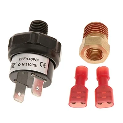 Image de Interrupteur de Commande ou Compresseur Pressostat Collecteur 110/140 PSI 12V