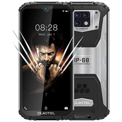 Image de 4G Telephone Incassable (2020) OUKITEL WP6, Batterie 10000mAh (Charge Rapide), Robust Smartphone IP68 Antichoc Etanche, Caméra 48MP, Helio P70 6 Go + 128 Go, FHD+ 6,3 Pouces,Dual SIM GPS WiFi Noir
