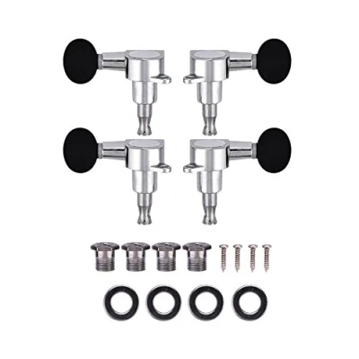 Image de 2L2R Ukulele Tuning Pegs Alliage de Zinc Précisément Verrouillage Tuners Mécaniques pour String