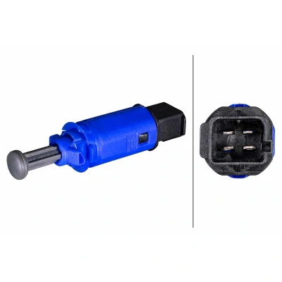 Image de HELLA 6DD 010 966 741 Interrupteur des feux de freins manuel (commande au pied) 4pôle 12V SMART: Fortwo I Coupe, II Cabrio