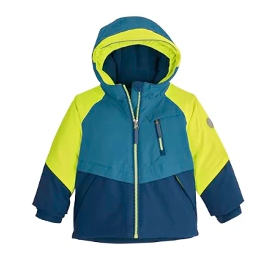 Image de first instinct by killtec Enfant Veste de ski/veste fonctionnelle avec capuche et jupe pare neige FISW 31 MNS SKI JCKT, ocean, 98/104, 42253 000