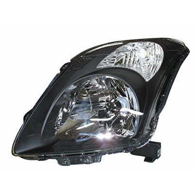 Image de PRASCO SZ0344813 Phares droit H4 noir sans commande pour correcteur de site projecteur