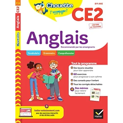 Image de Chouette Anglais CE2: cahier d&#039;entraînement recommandé par les enseignants