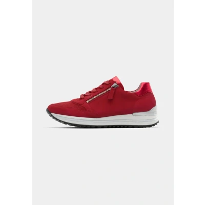 Image de Gabor Comfort Baskets basses, Femme, Taille: 37.5, Red Suède