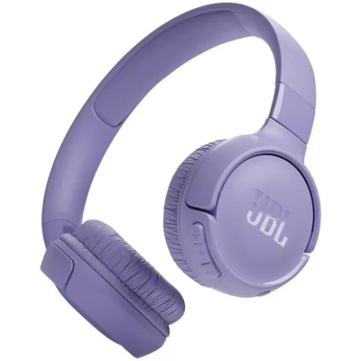 Image de JBL Tune 520BT, casque audio sans fil, léger et confortable, Bluetooth 5.3, autonomie jusqu&#039;à 57 h, charge rapide, son Pure Bass, violet