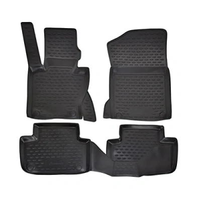 Image de J&amp;j automotive premium 3d tapis de sol en coautchouc compatible avec bmw x3 e83 2003 2006 2010