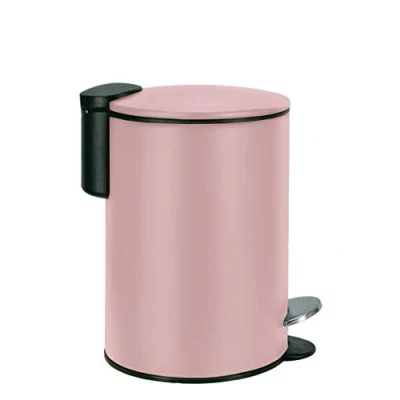 Image de Kleine Wolke Old Rose Poubelle à cosmétiques en Acier Inoxydable Seau 3 l