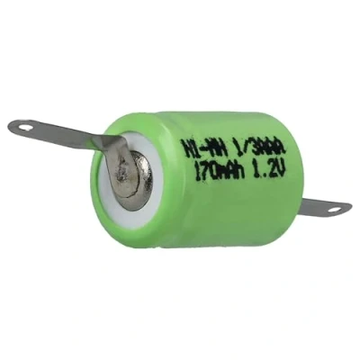 Image de vhbw Batterie Remplacement pour 1/3AAA modéle RC (170mAh, 1,2V, NiMH, Vert)