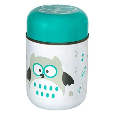 Image de bblüv Foöd Contenant Isotherme avec cuillère et bol Aqua 1 Unité (Lot de 1)