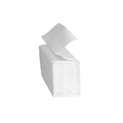 Image de Blake &amp; White Purely Smile PS1001 Lot de 3000 serviettes essuie mains pliées en Z 2 plis Blanc