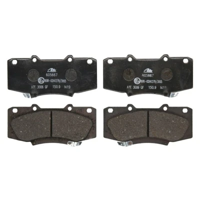 Image de ATE 13.0460 5667.2 Jeu de plaquettes frein avec indicateur d&#039;usure TOYOTA: HILUX 3 Pick up, Pritsche/Fahrgestell (KUN1, TGN3, TGN2, TGN1,