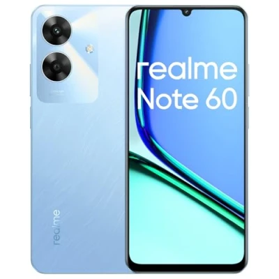 Image de realme Note 60 Smartphone Android, 4G téléphone Portable Double SIM, 90 Hz écran LCD 6,74&quot;, 4 Go RAM 128 ROM, Batterie de 5000 mAh, 32 MP Appareil Photo Clair, Bleu, sans Adaptateur